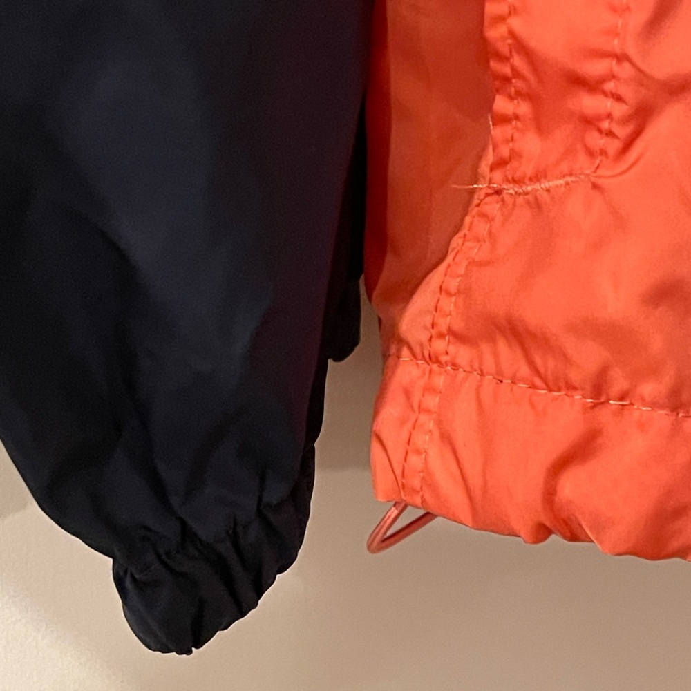 Columbia Dark Blue and Coral windbreaker Woman’s size S used - Picture 3 of 14